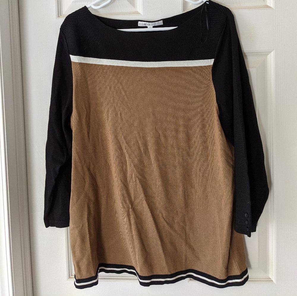 Cleo petite contemporary long sleeved sweater